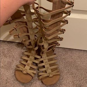 Knee High Gladiator Sandals